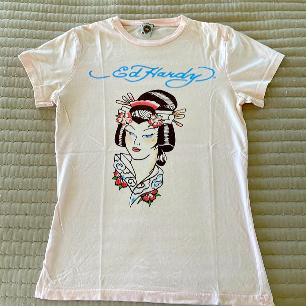 Ed Hardy Women’s Pink Tshirt